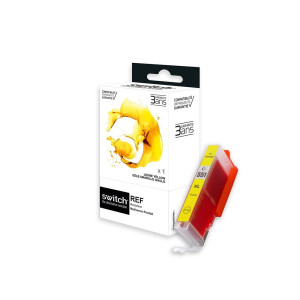 SWITCH Canon C551XLY Cartouche compatible avec CLI551YXL, 6446B001 - Jaune