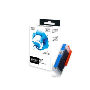 SWITCH Canon C571XLC Cartouche compatible avec CLI571CXL, 0332C001 - Cyan