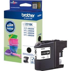 Brother ULC221B Cartouche originale LC221BK - Noir