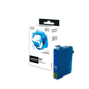 SWITCH Epson E502XLC Cartouche compatible avec C13T02W24010 - Cyan