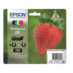 Epson KT2986 Pack x 4 original C13T29864012 - Noir Cyan Magenta Jaune