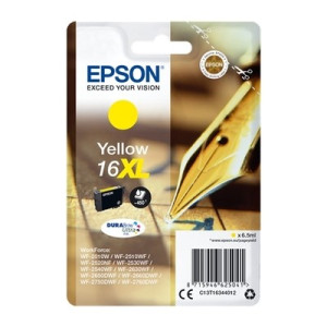 Epson E1634 Cartouche originale C13T16344012 - Jaune