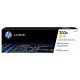 Toner authentique Hp CF542X, 203X - Jaune