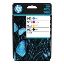 hp K963 Pack x 4 original 6ZC70AE - Noir Cyan Magenta Jaune