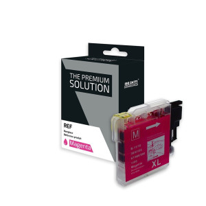 Brother B980/1100M Cartouche compatible avec LC980/LC1100M - Magenta